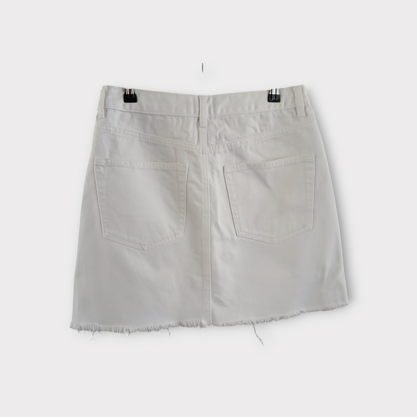 (10) Glassons Denim White Skirt