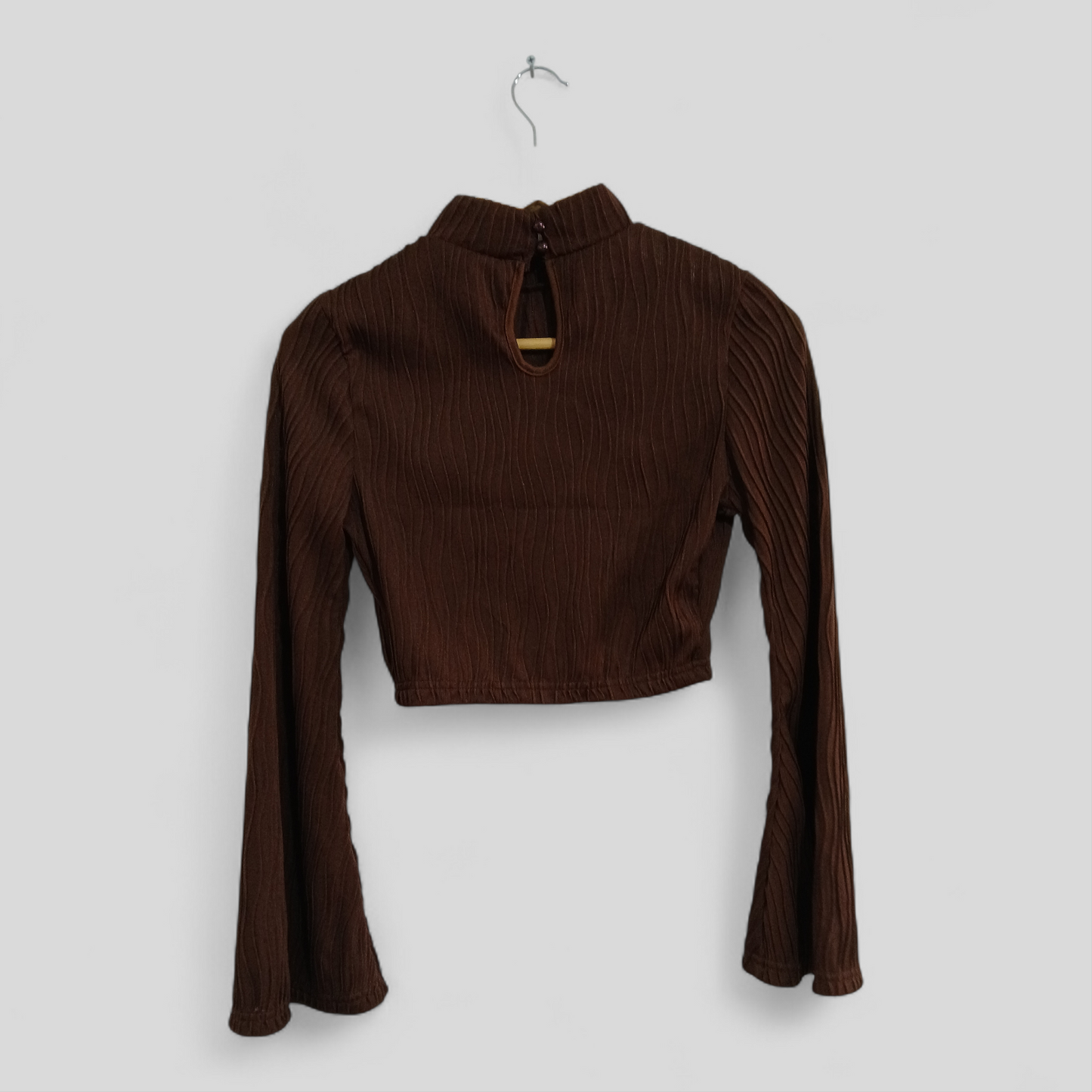 (S) BNWT | Howdy Hetty | Bell Sleeved Textured Crop