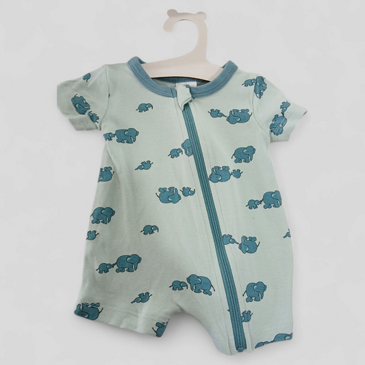 (0000) Baby Berry | Elephant Romper