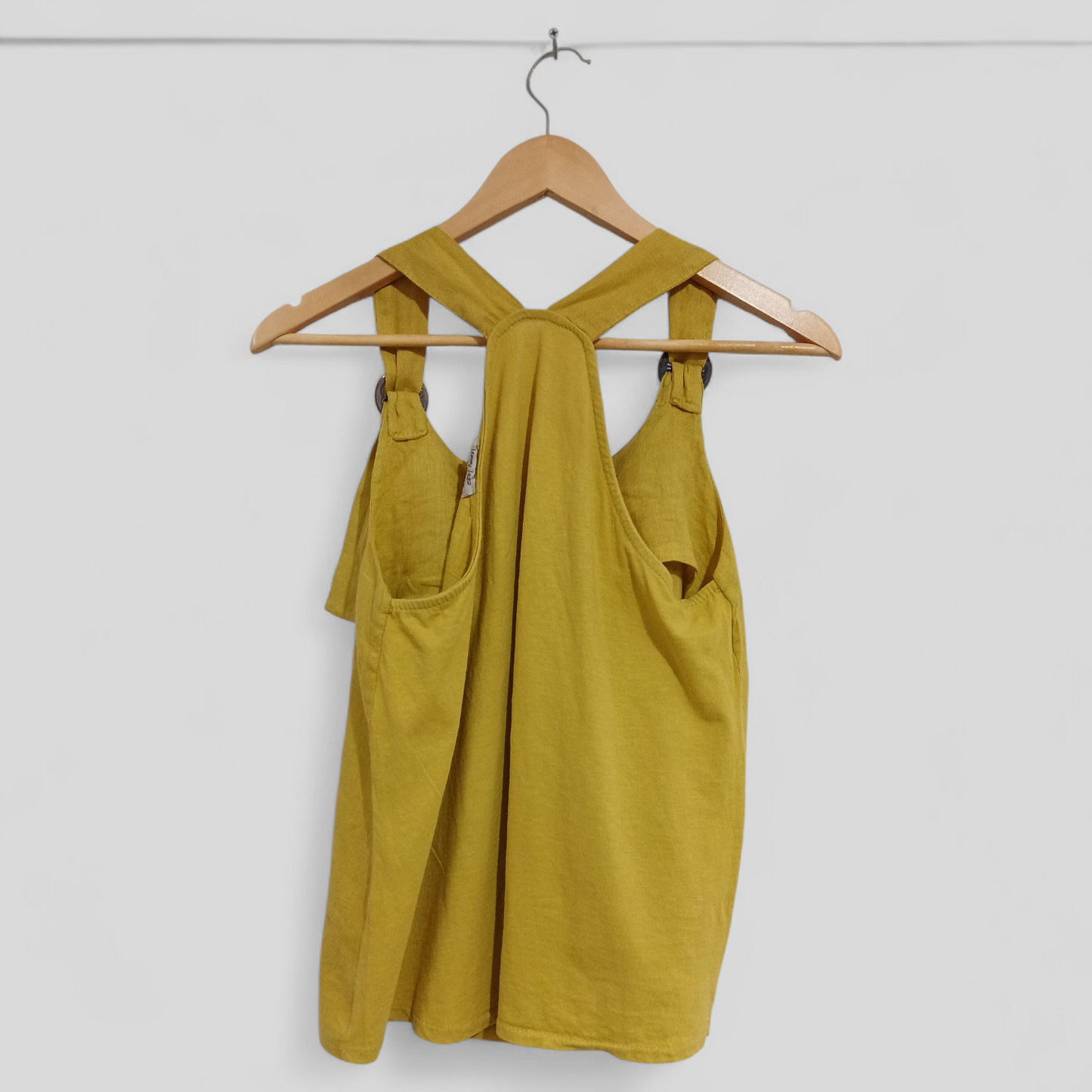 (S) Jenny Jazz | Mustard Linen Blouse