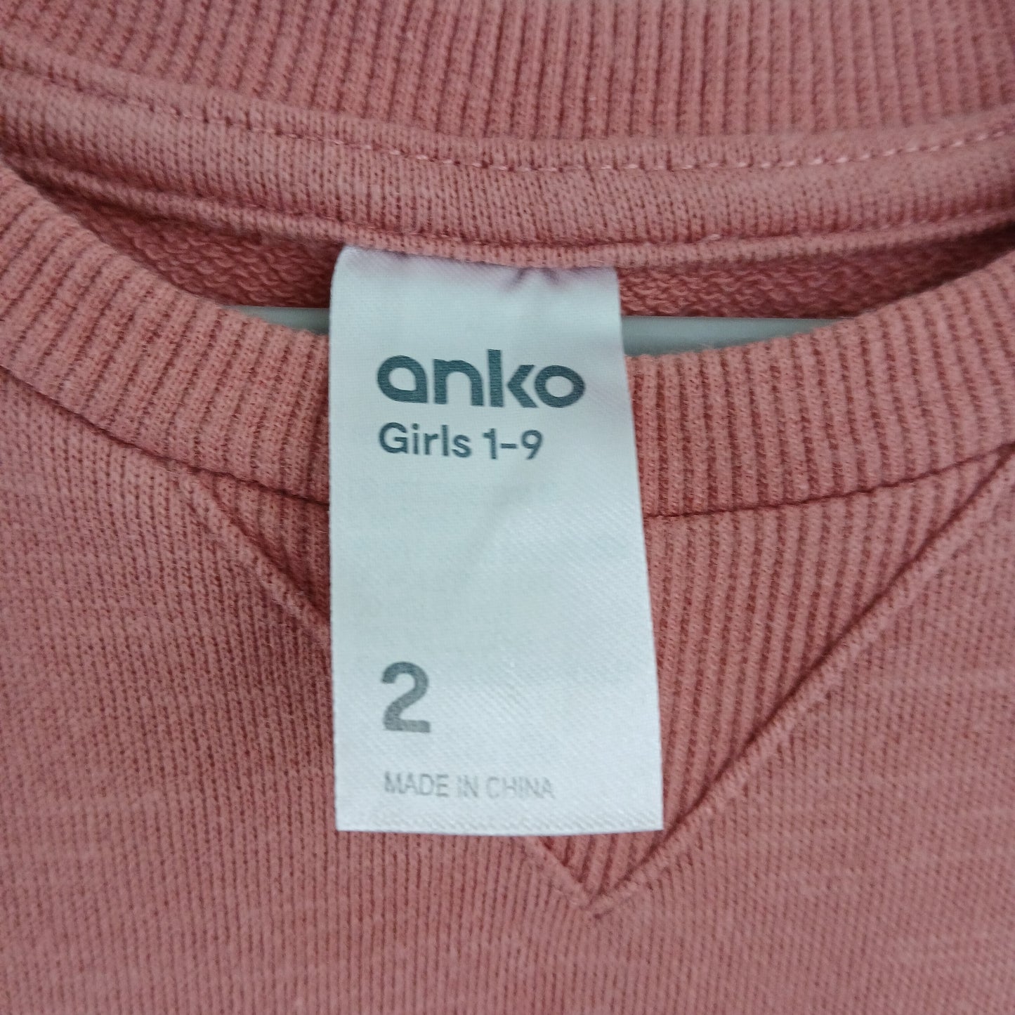 (2) Anko pink L/S dress