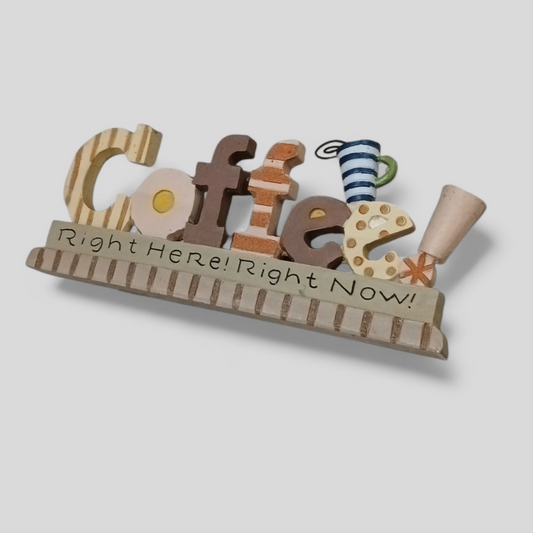 Timber Coffee Sign