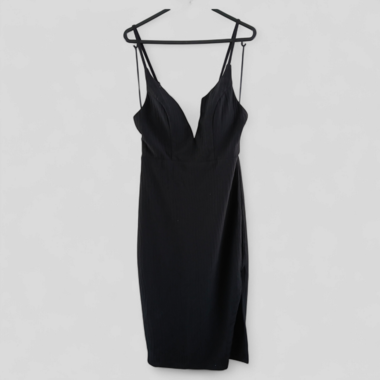 (10) Blossom Black V front Dress