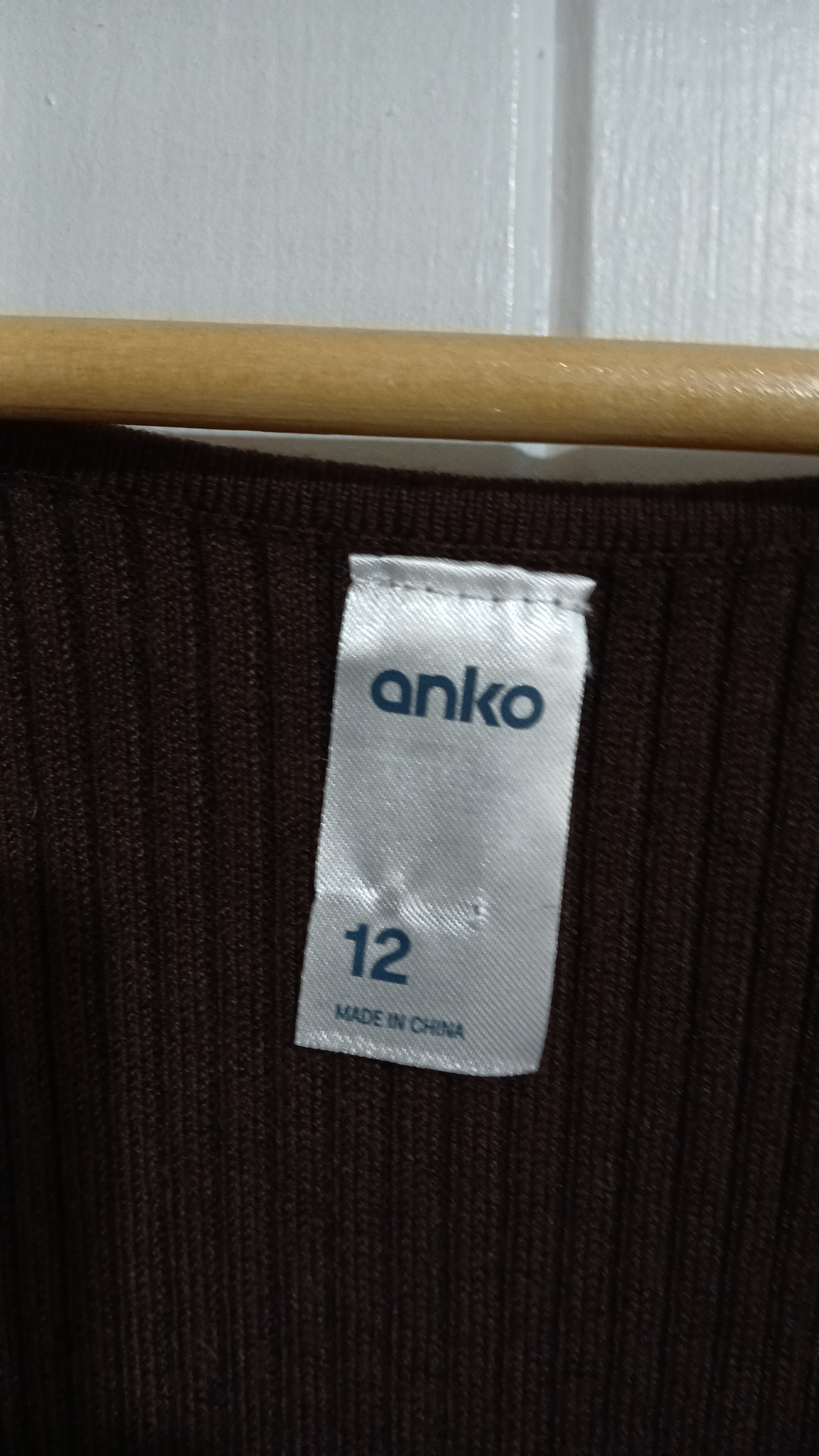 Image of (12) Anko | Brown LS Knit Dress