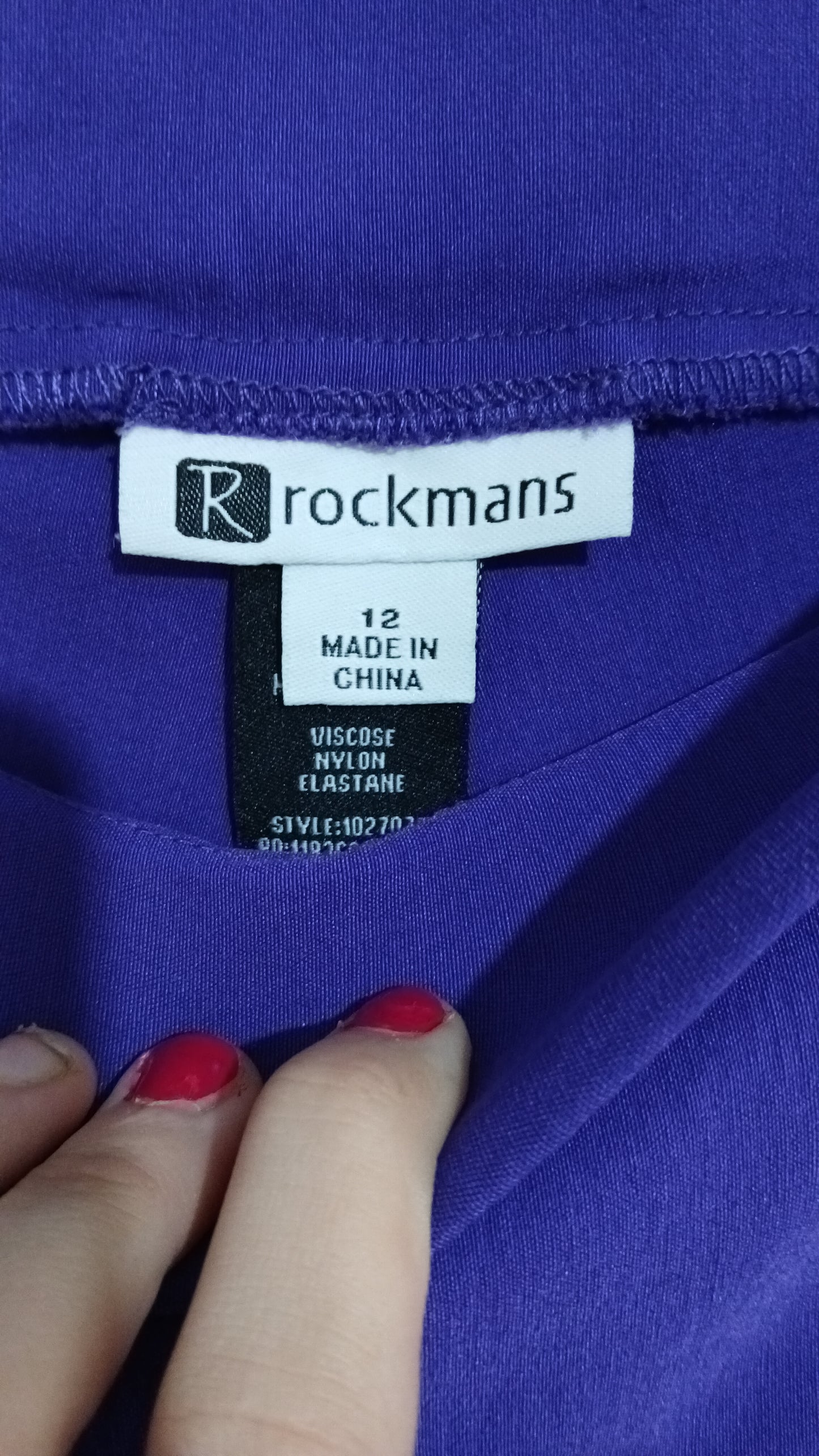 (12) Rockmans | Purple Shorts