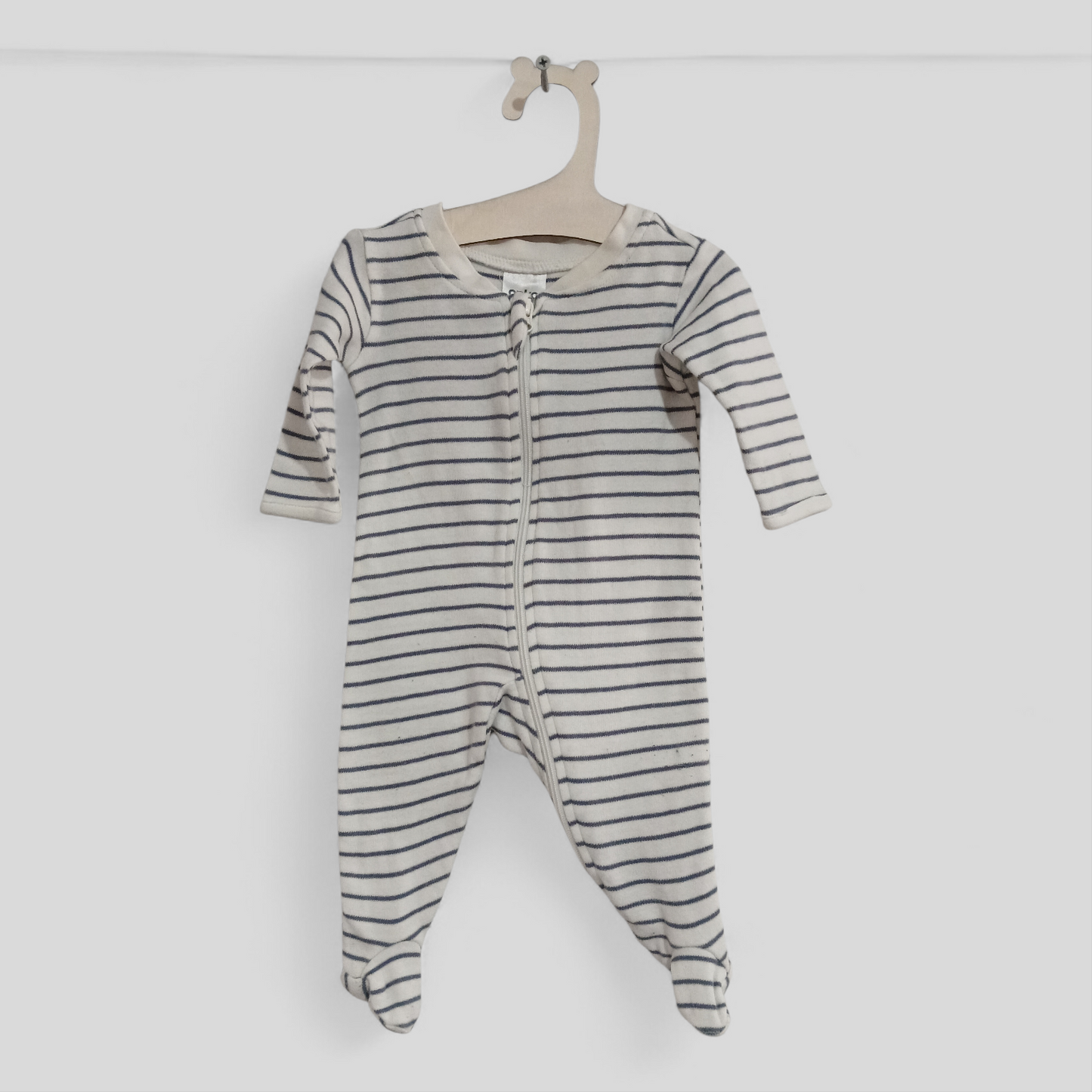 (0000JNR) Anko | Striped LS Onesie