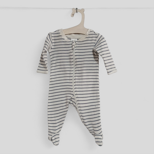 (0000JNR) Anko | Striped LS Onesie