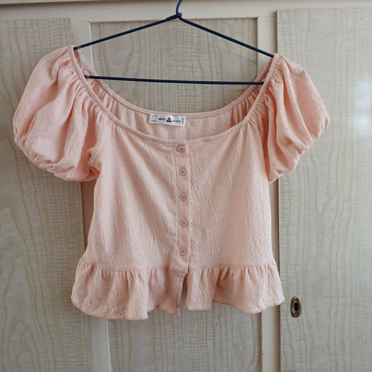 (XS) Minx & Moss Pink Blouse