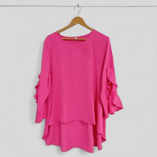(2XL) Shein | Hot Pink Blouse