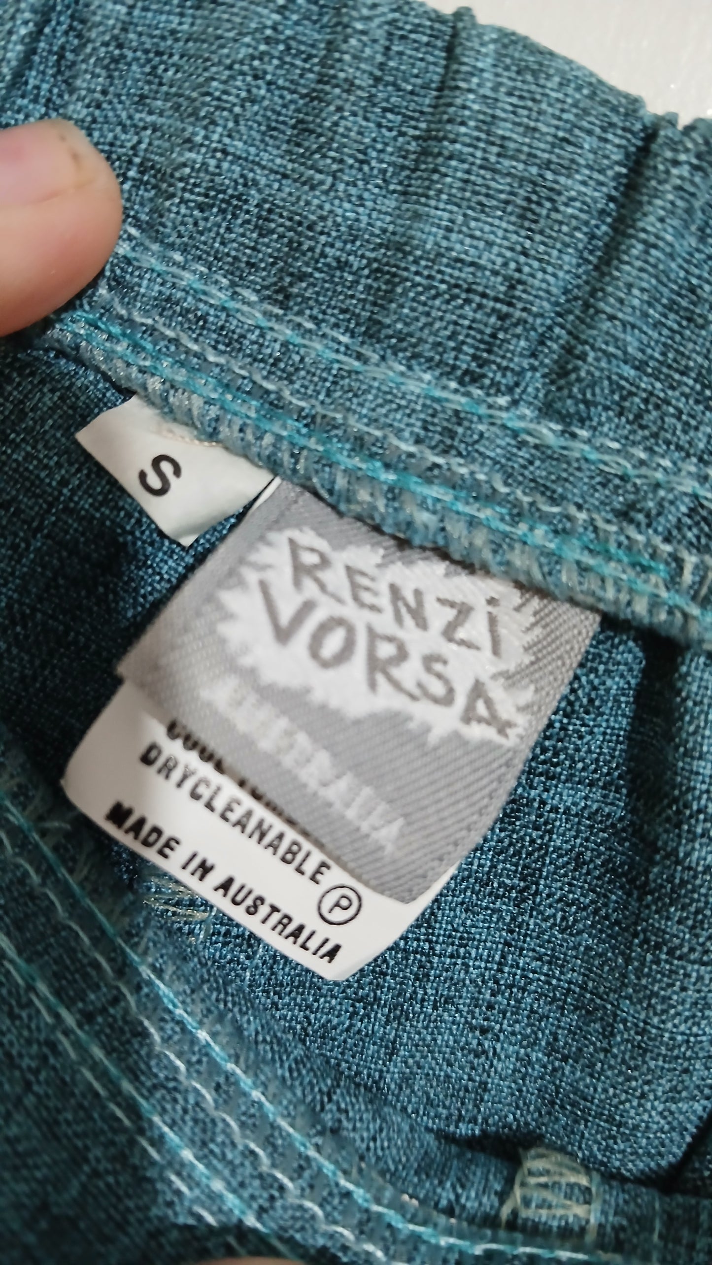 (S) Renzi Vorsa | Green Blouse Pants Set
