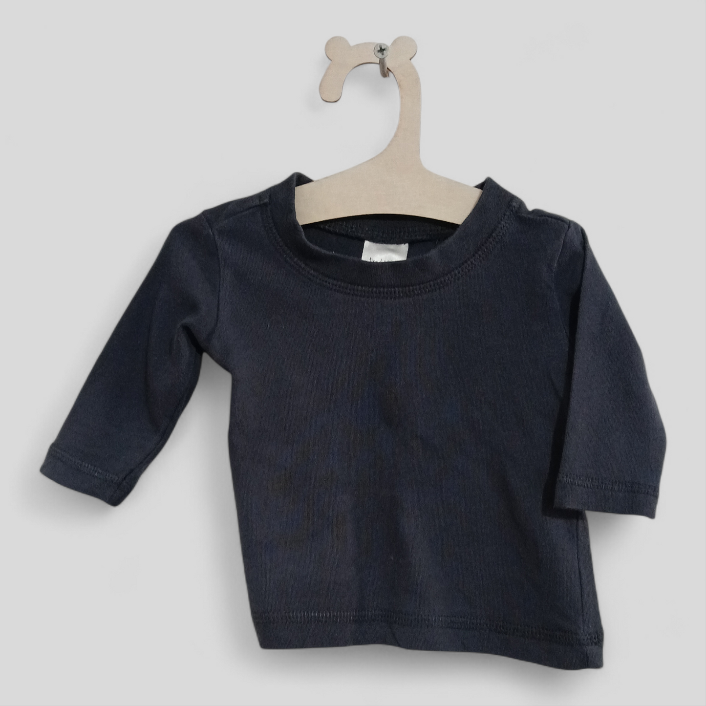 (0000JNR) Tiny Little Wonders | Navy LS Shirt