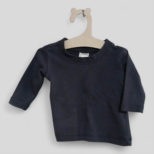 (0000JNR) Tiny Little Wonders | Navy LS Shirt