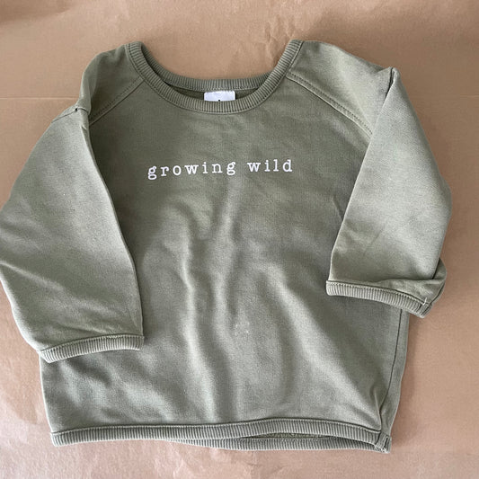 (00) Growing Wild Green Jumper