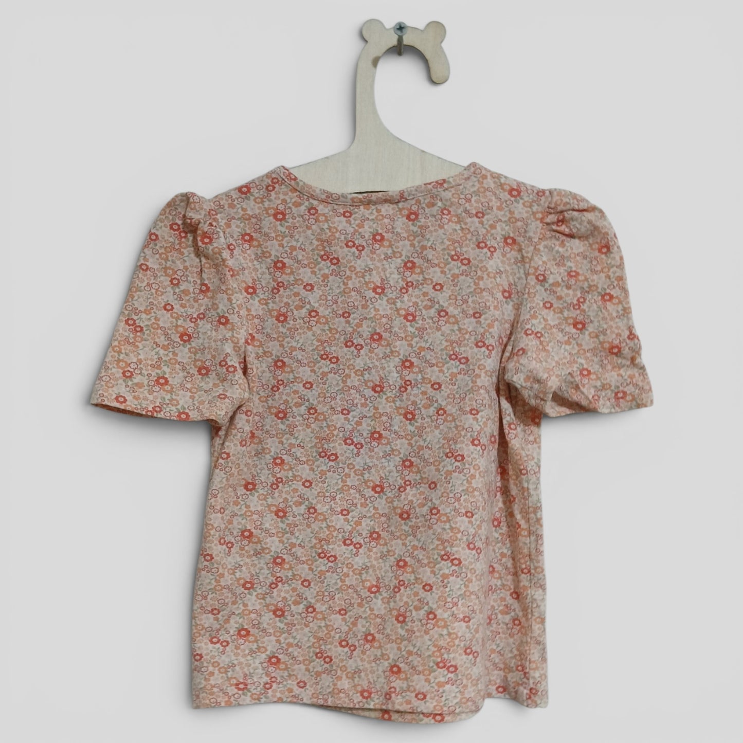 (1JNR) Target | Orange Floral Blouse