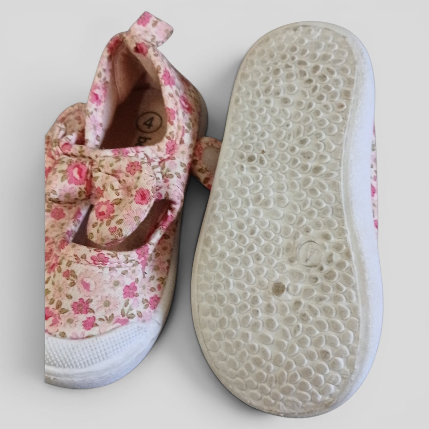 (4JNR) Baby Baby | Floral Shoes