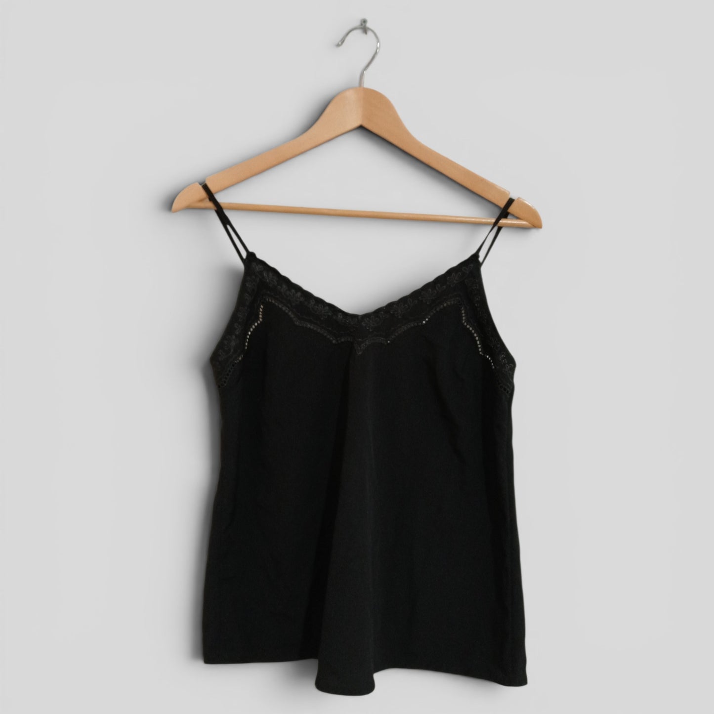 (8) &me | Black Singlet Blouse