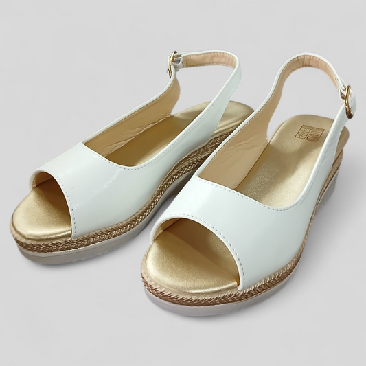 (35) White Sandals