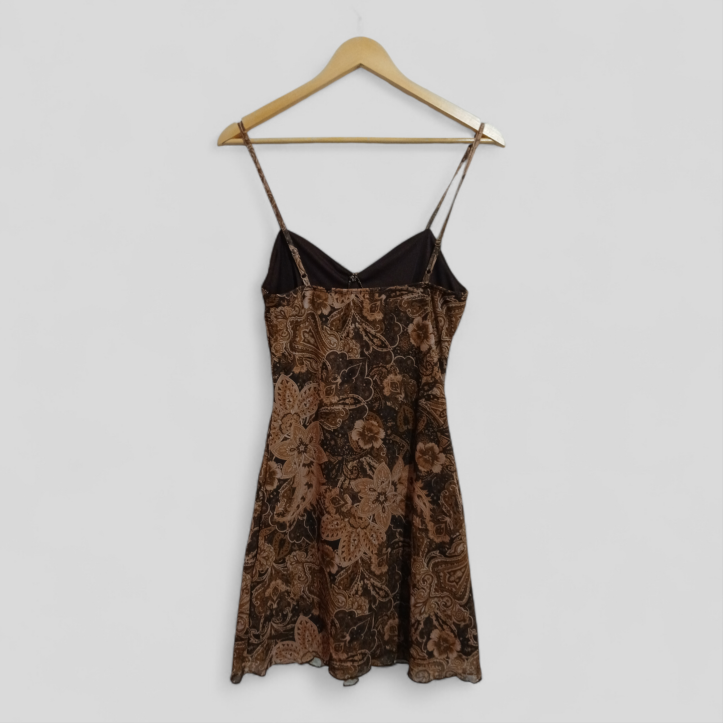 (M) Howdy Hetty | Brown Paisley Mini Dress BNWT