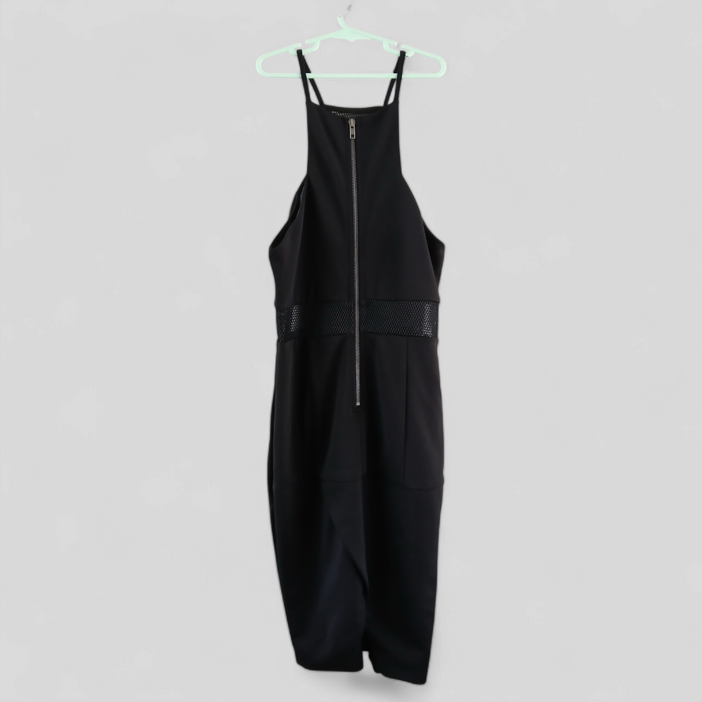 (10) Blossom black dress with mesh detail