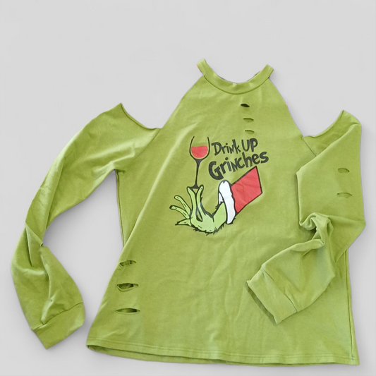 (XL) Chicme | Drink UP Grinches LS Shirt
