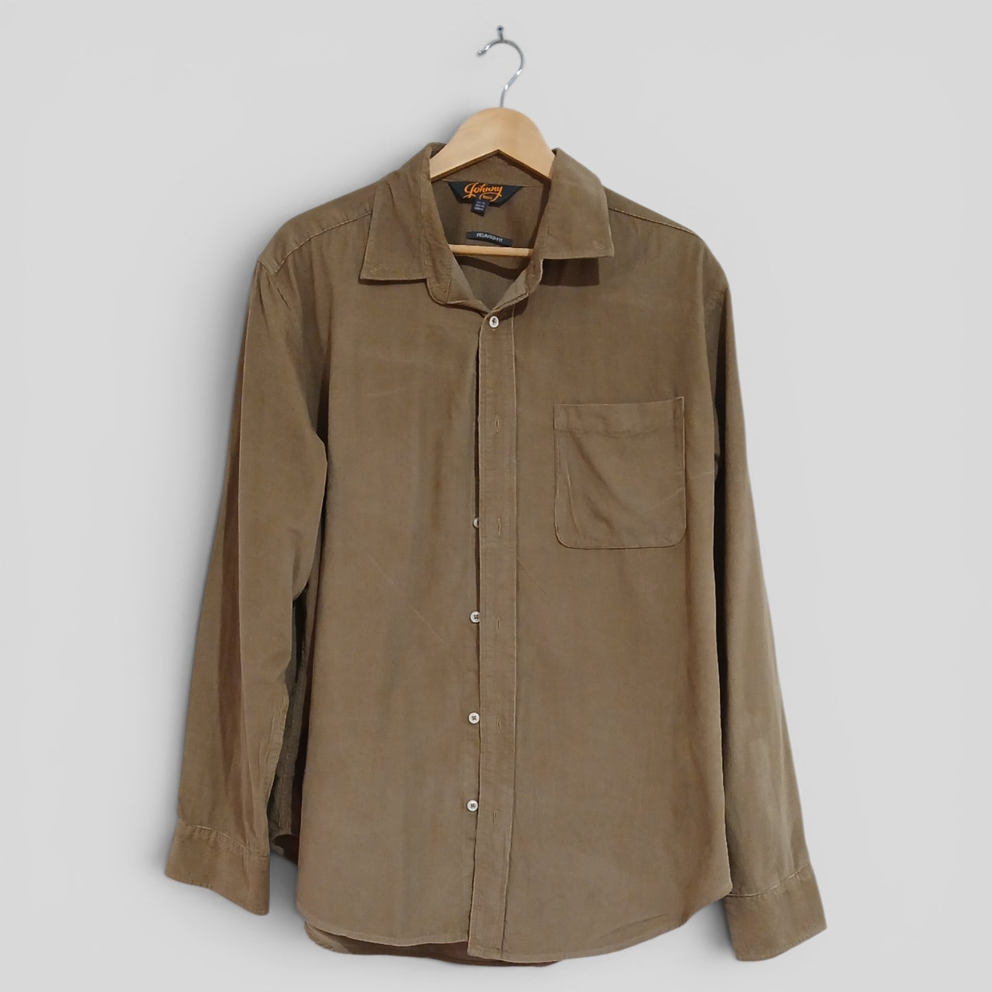 (XL) Johnny Bigg | Corduroy Shirt LS