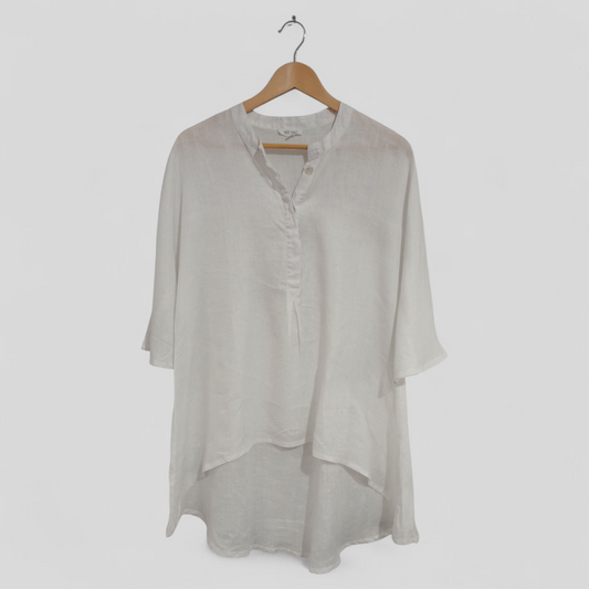 (8) Seesaw | White Linen Blouse