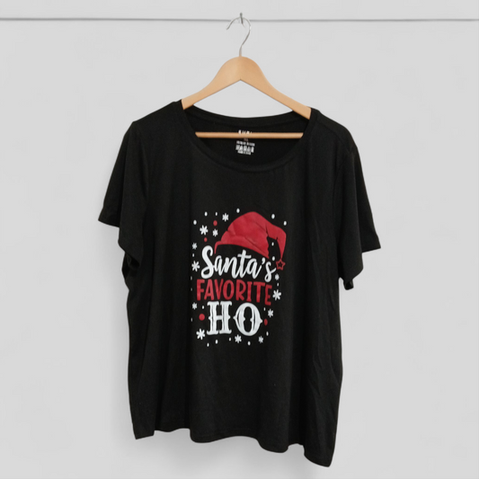 (1XL) Shein | Santas Favourite Ho Tee