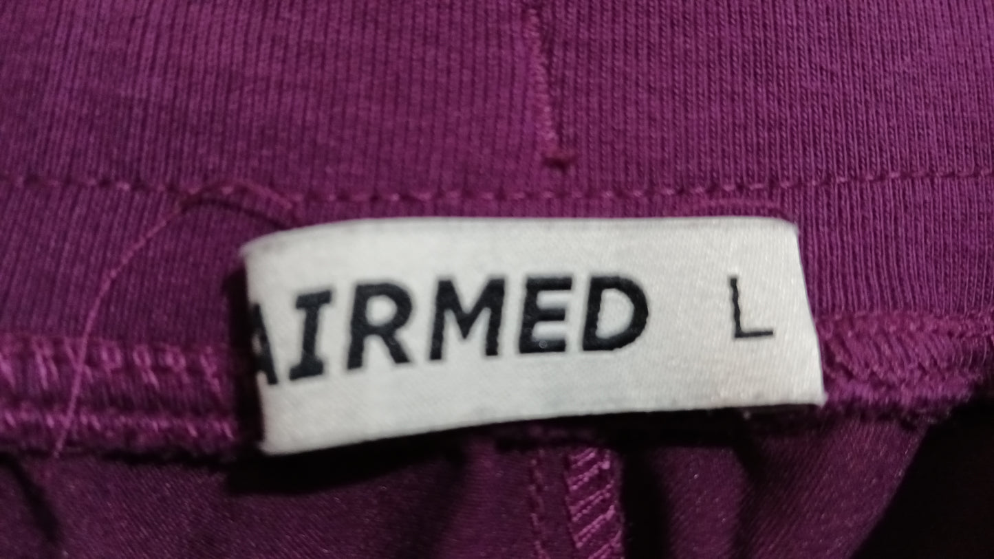(L) Airmed | Purple Scrub Pants