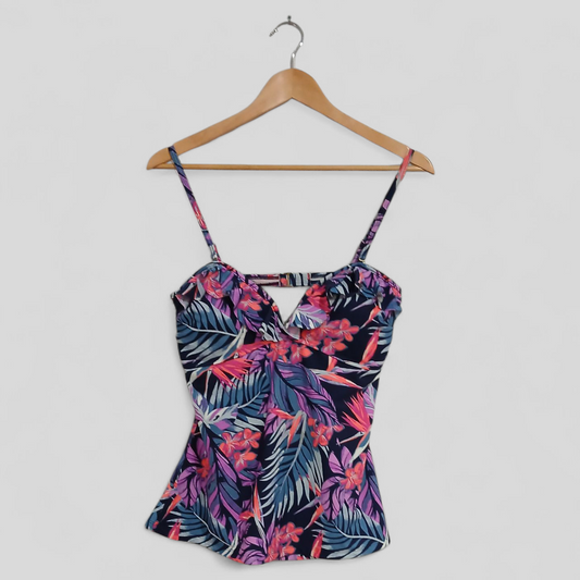 (XL) Roxy | Floral Swimtop