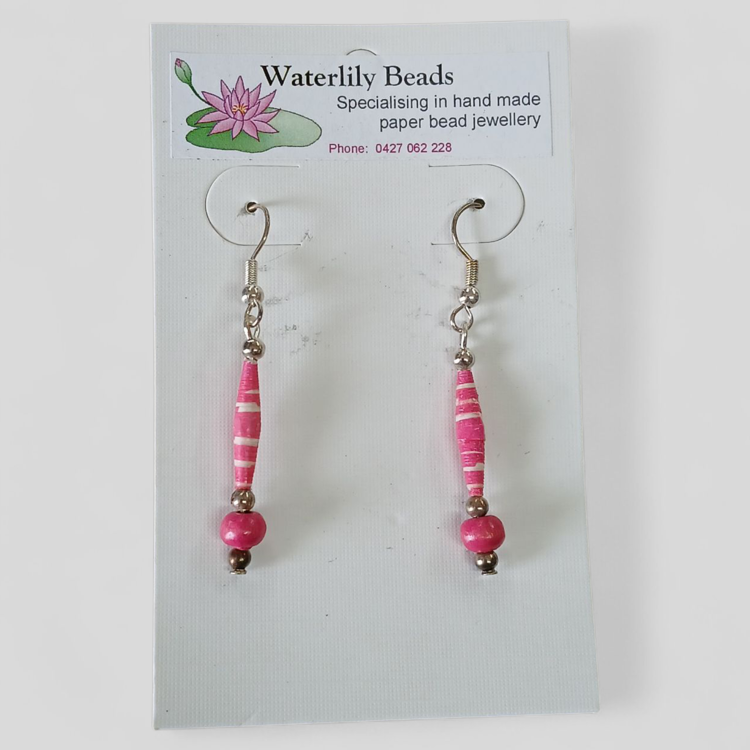 Image of Earrings | Paper Bead Single Drop Assorted