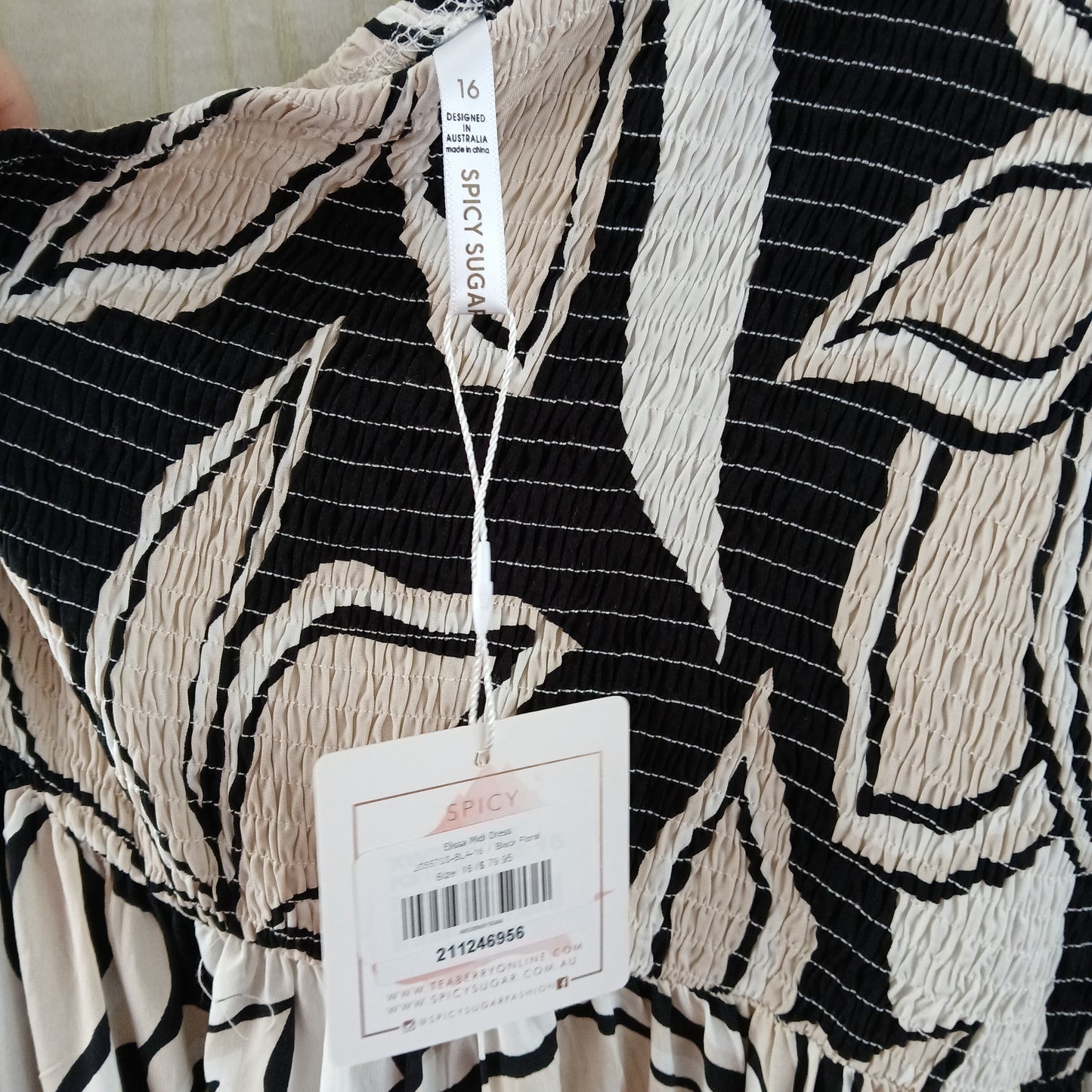 (16) BNWT | Spicy Sugar | One Shoulder Black Floral Dress