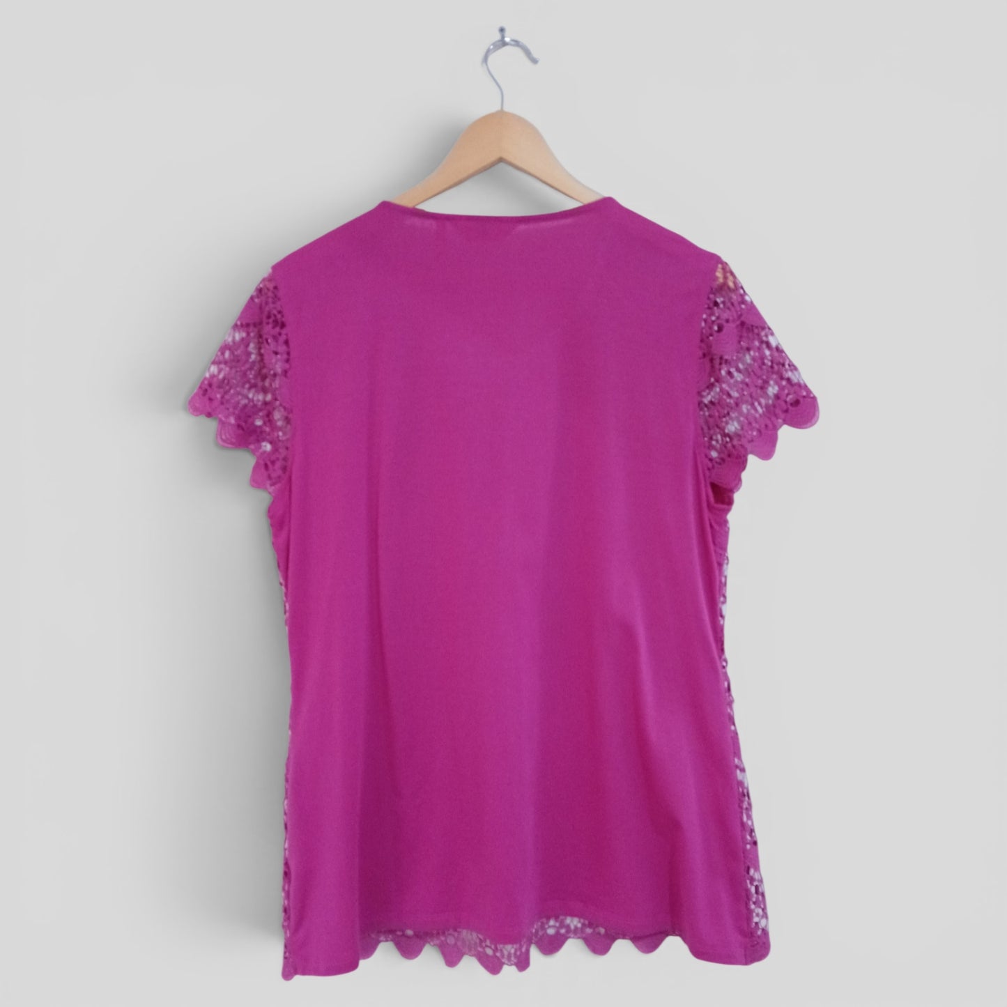 (16) Millers | Purple Lace Front Blouse