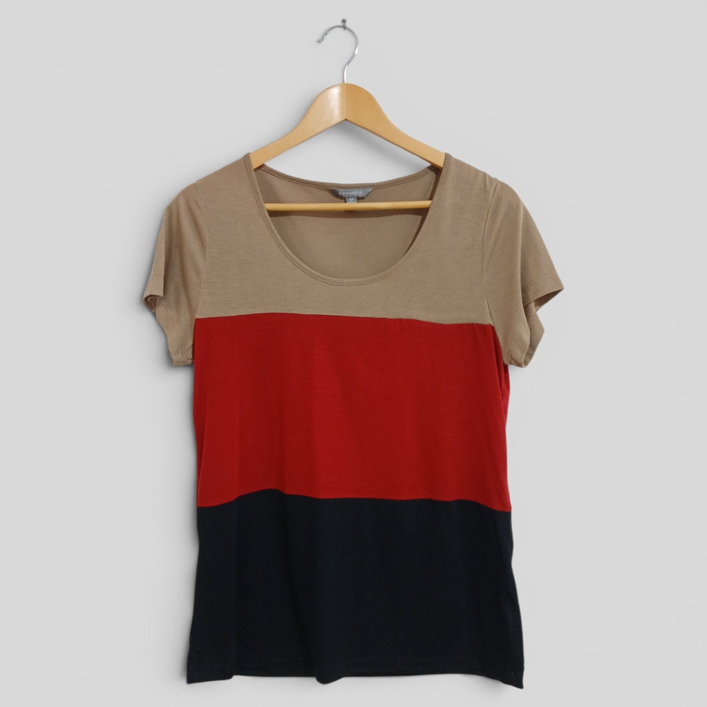 (M) Suzannegrae | Brown/Red/Black Tee