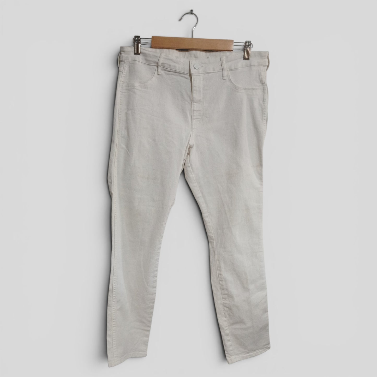 (34/16) White Skinny Jeans