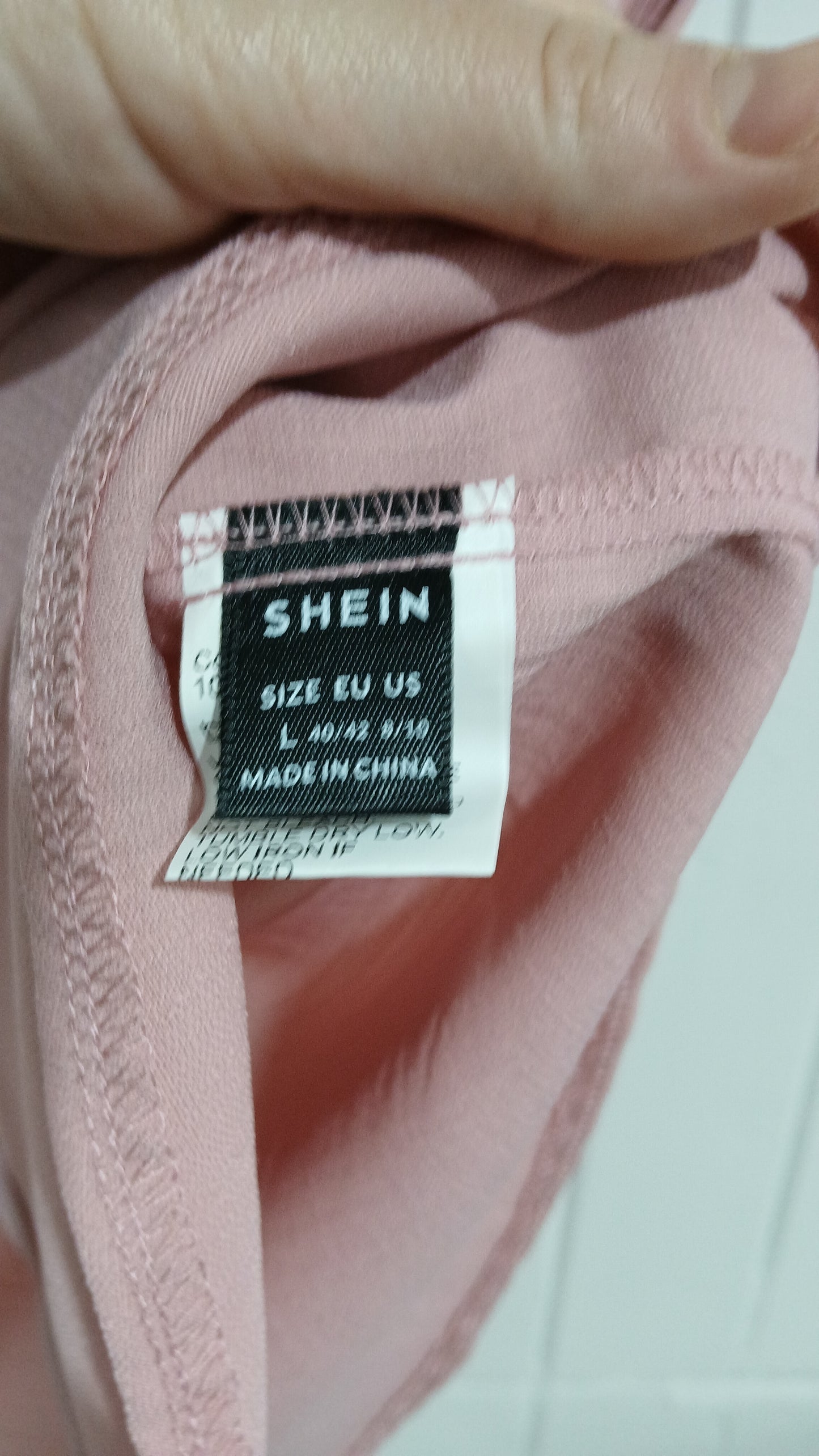 (L) Shein | Dusty Pink Blouse