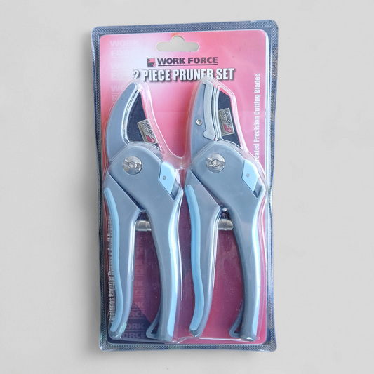 PRUNER SET 2 PIECE BYPASS & ANVIL WORK FORCE