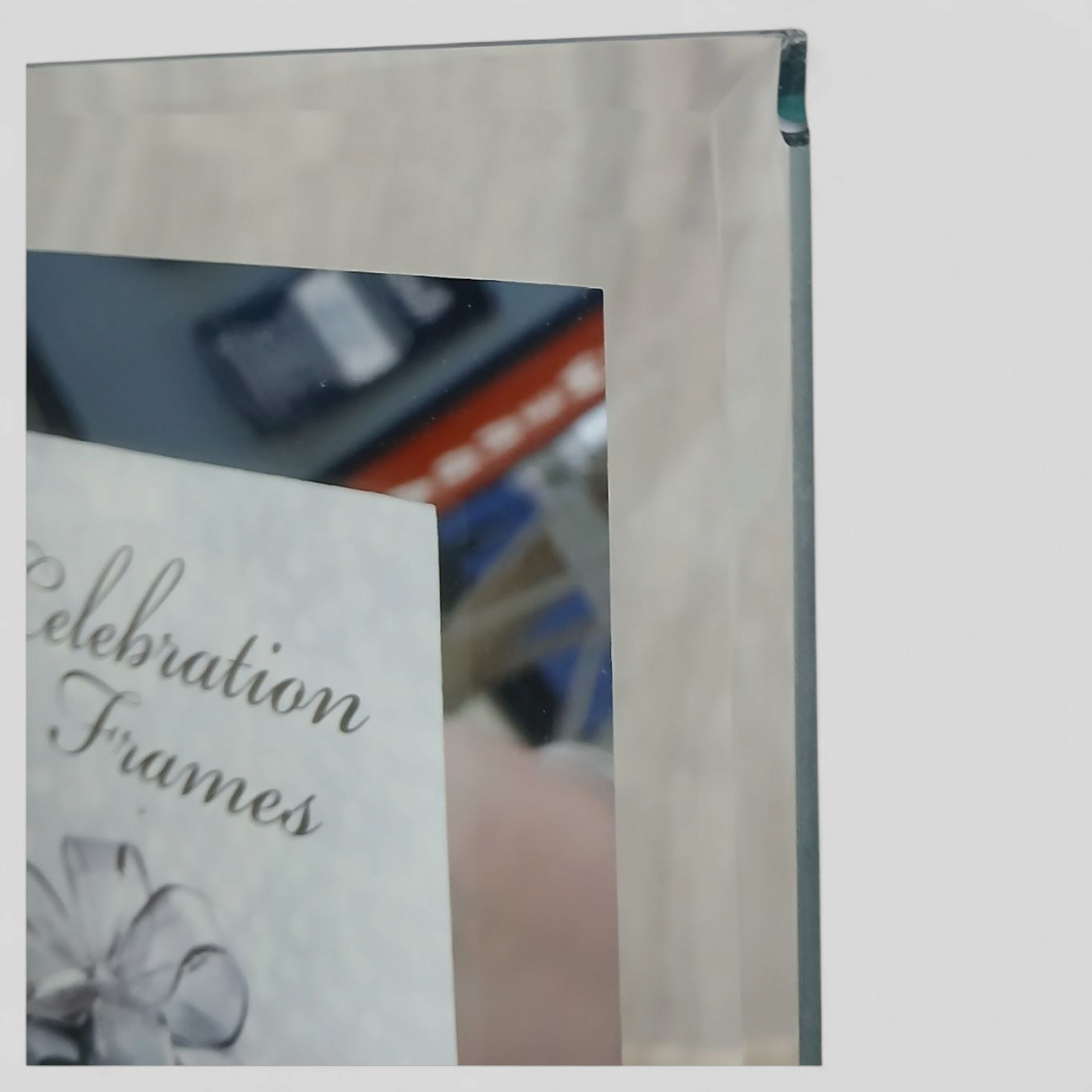 Image of PHOTO FRAME 4X6 GLASS MIRROR - 30TH