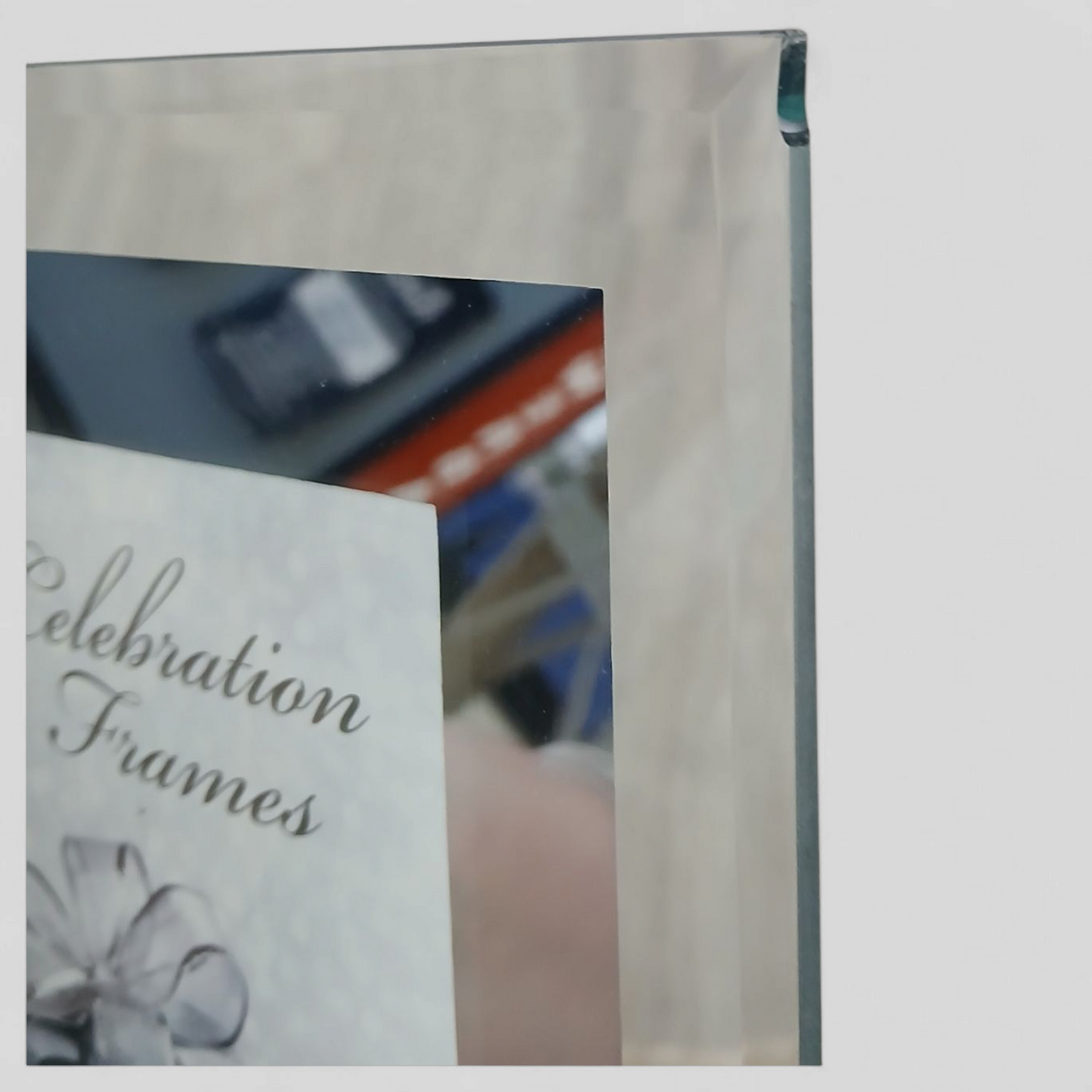 PHOTO FRAME 4X6 GLASS MIRROR - 30TH