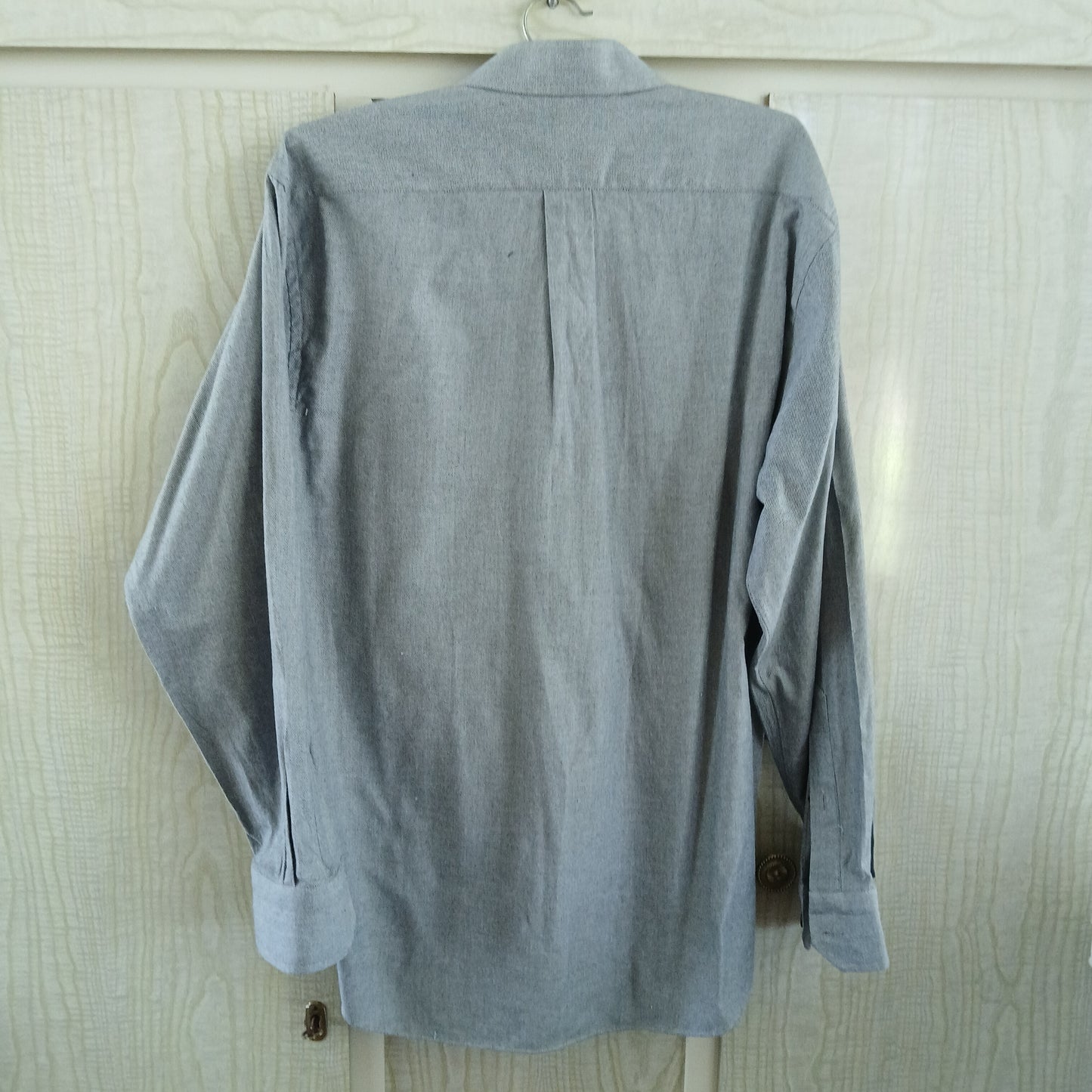 (M) Grey L/S Dress Shirt