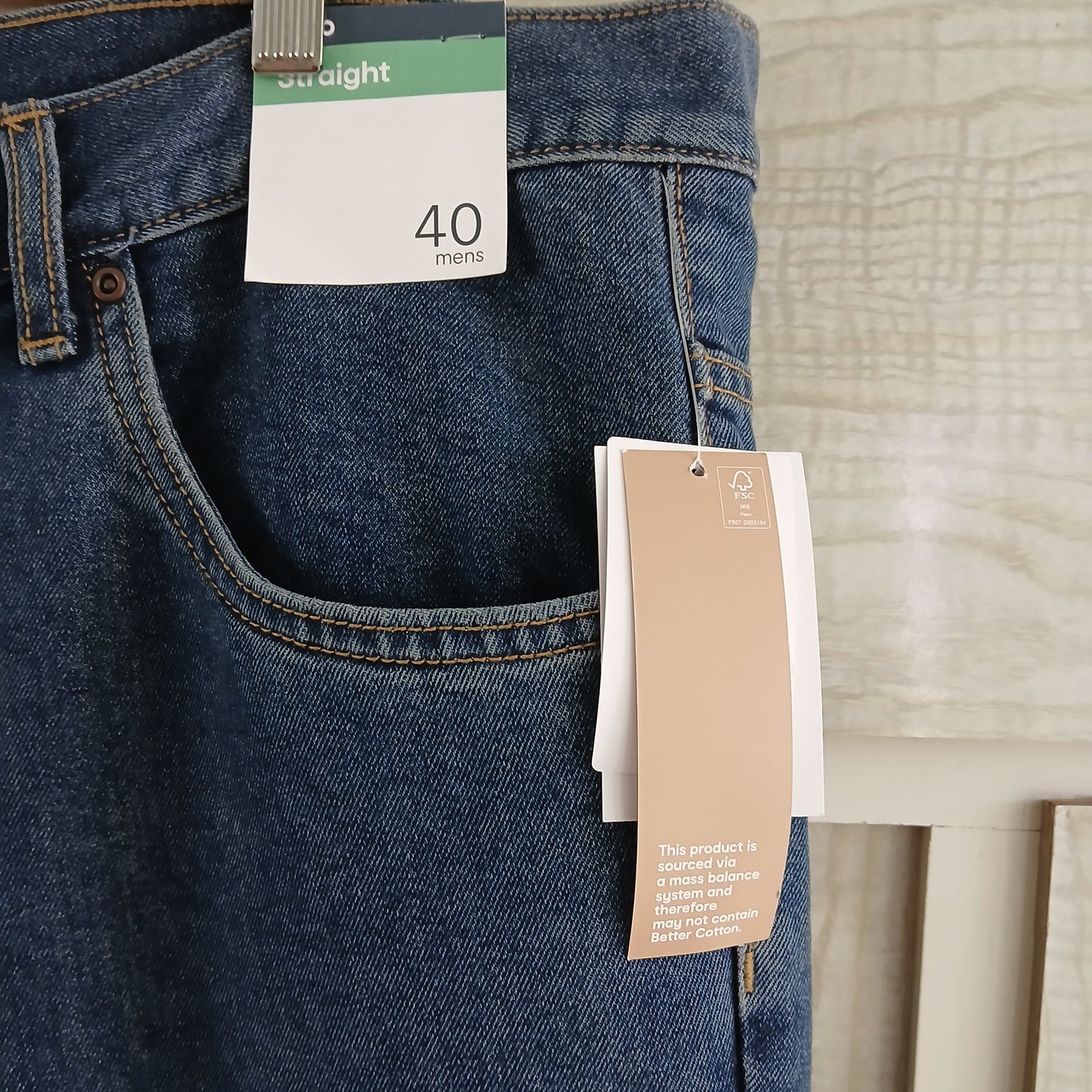 (40) BNWT Men's Regular Straight Jeans