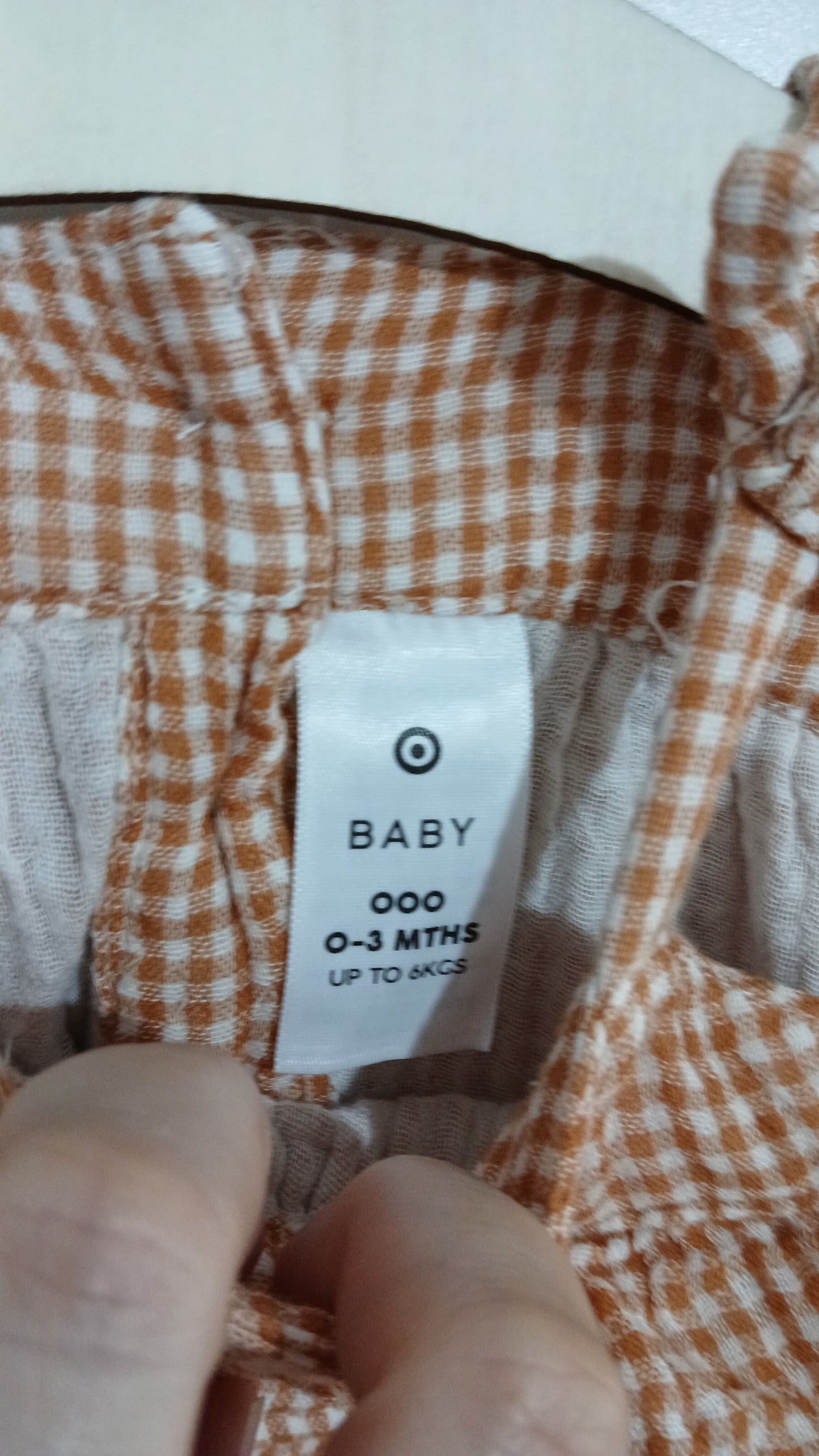 (000) Target | Gingham Onesie