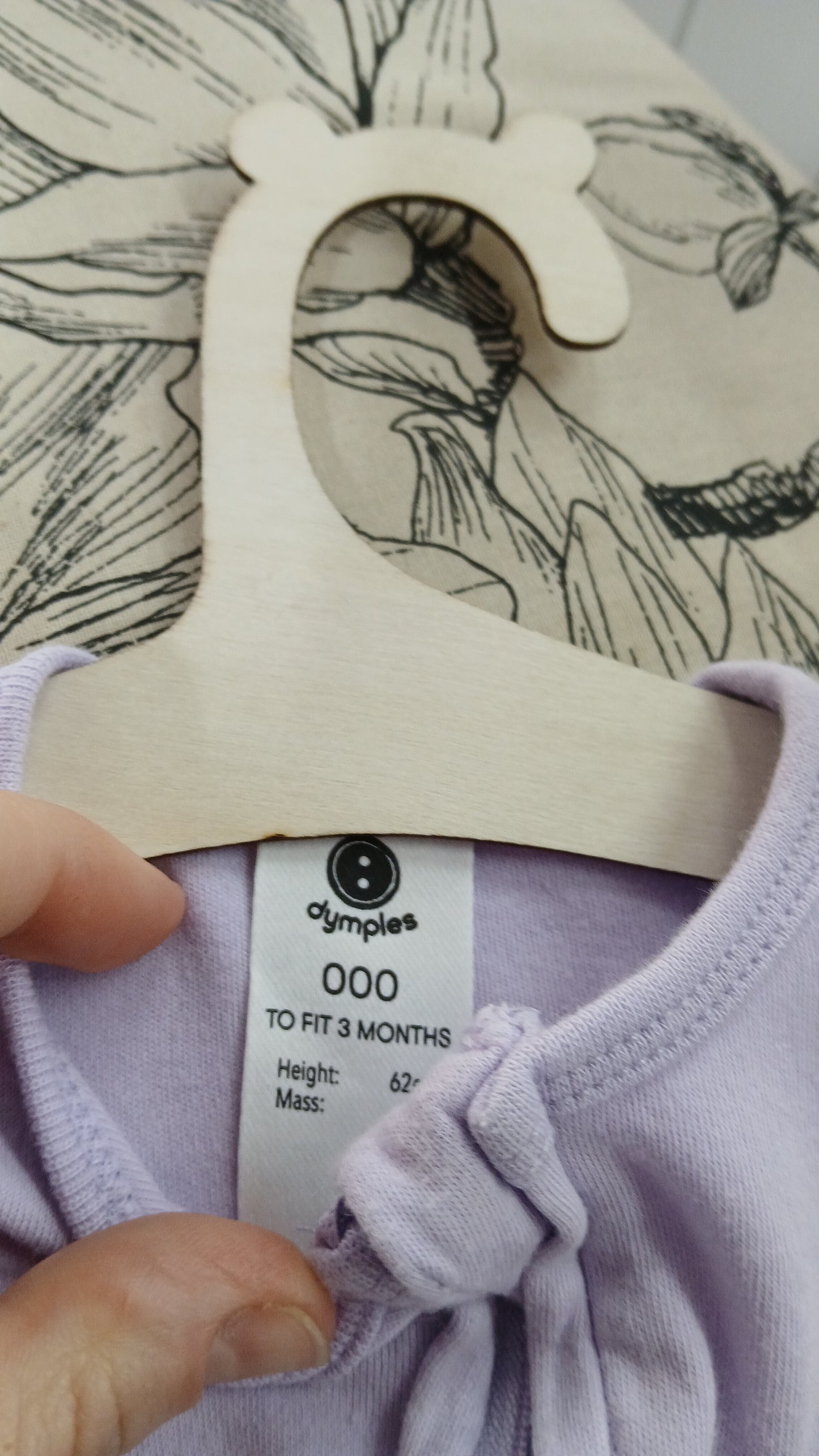 (000) Dymples | Purple L/S Onesie