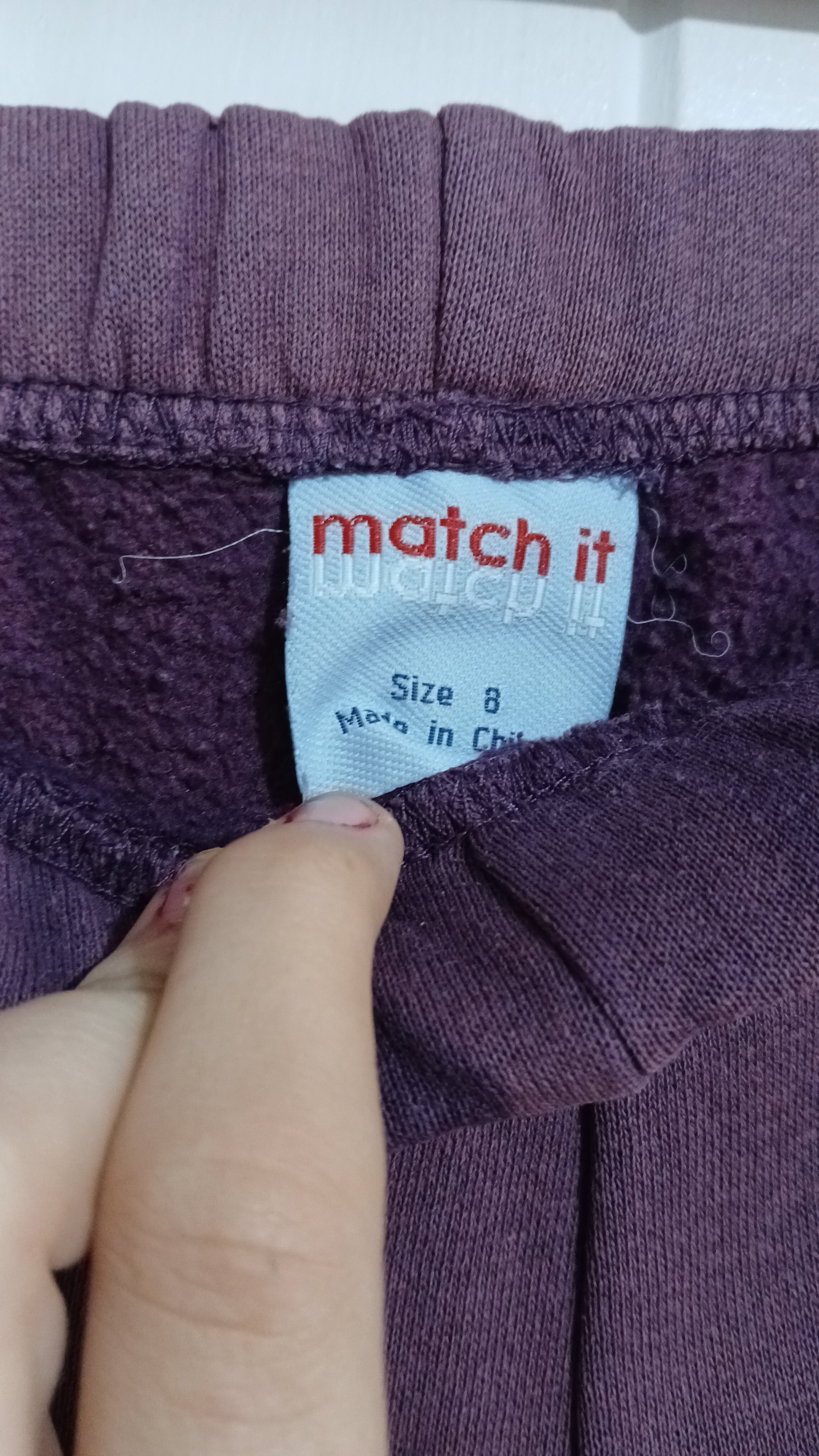 Image of (8) Match It | Purple Trackpants