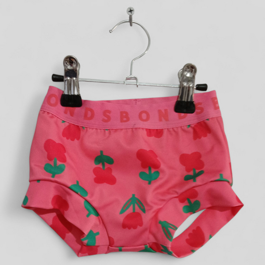 (00-0JNR) Bonds Swim Nappy | Pink Flowers