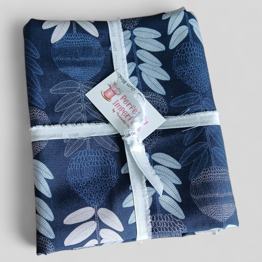 Table Cloth | Navy Banksia | 212x145cm | Perfectly Imperfect by Weareable Art