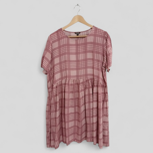 (14) Emerge | Pink Plaid Dress