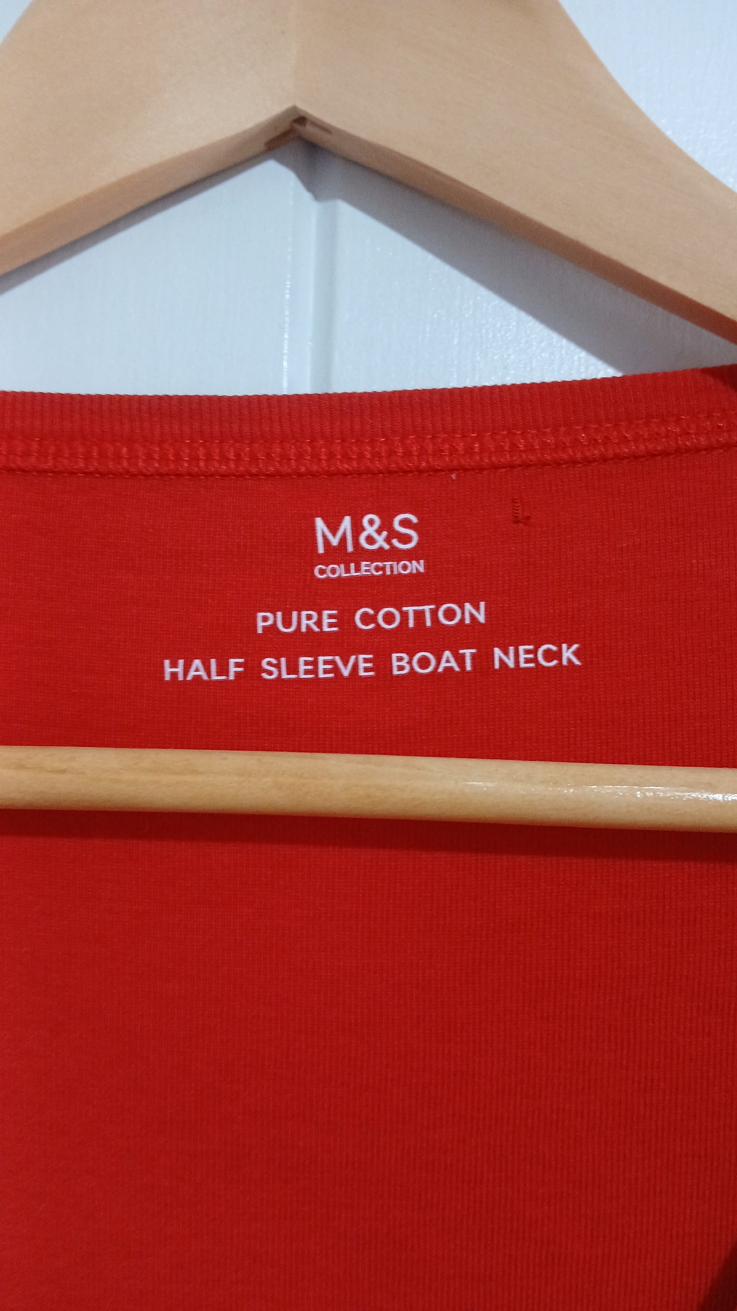 (22) M&S | Red Blouse
