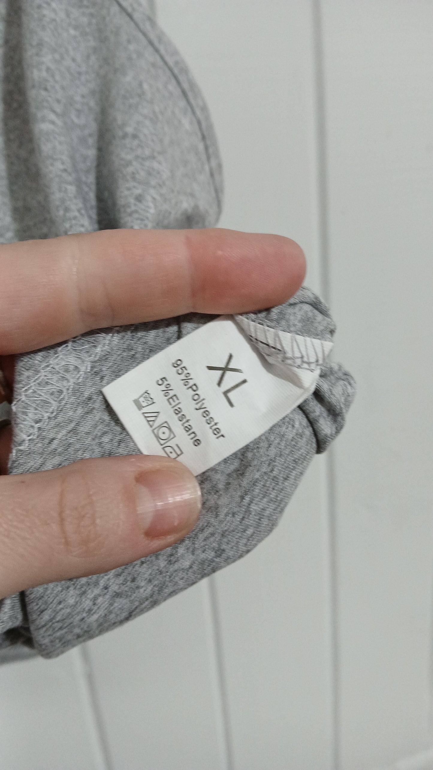 (XL) Shein | grey Crop Singlet