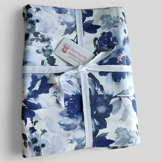 Table Cloth | Navy Floral | 166x147cm | Perfectly Imperfect by Weareable Art