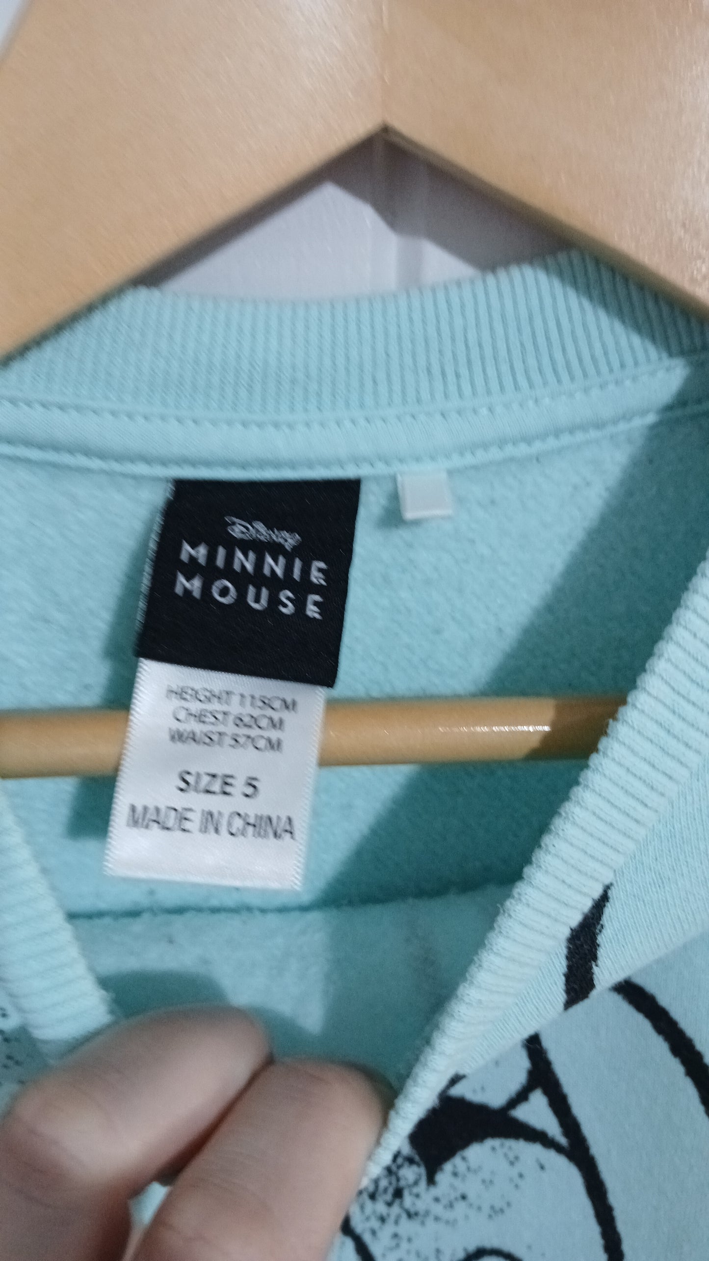 (5JNR) Minnie Mouse | Blue Jumper